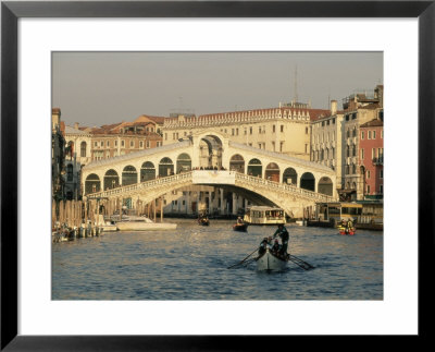 Rialto Bridge And The Grand Canal, Venice, Unesco World Heritage Site, Veneto, Italy, Europe by Sergio Pitamitz Pricing Limited Edition Print image