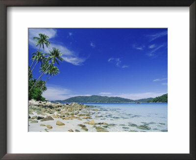View From Kecil (Little) Towards Besar (Big), The Two Perhentian Islands, Terengganu, Malaysia by Robert Francis Pricing Limited Edition Print image