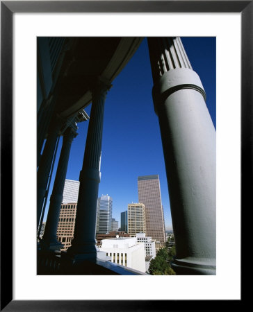 View From State Capitol Of Downtown Skyline, Denver, Colorado, Usa by Jean Brooks Pricing Limited Edition Print image
