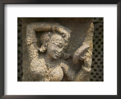 Details Of Bas Relief Of Orissa Dancers At Sun Temple, Konark, Orissa, India by Keren Su Pricing Limited Edition Print image