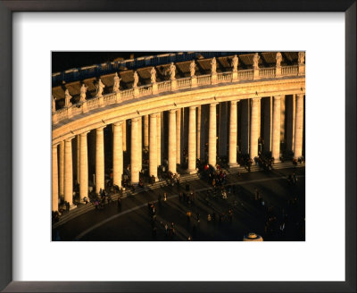 Bernini's Colonnade At The Piazza St. Peter's, Rome, Italy by Martin Moos Pricing Limited Edition Print image