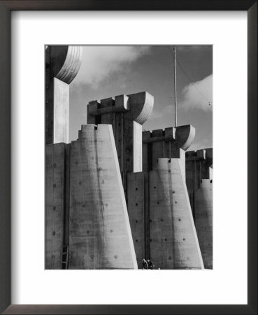 Fort Peck Dam, In The Missouri River: Image Used On First Life Magazine Cover by Margaret Bourke-White Pricing Limited Edition Print image
