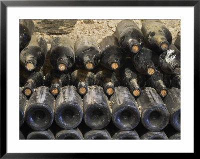 Old Bottles Aging In The Cellar, Chateau Vannieres, La Cadiere D'azur by Per Karlsson Pricing Limited Edition Print image