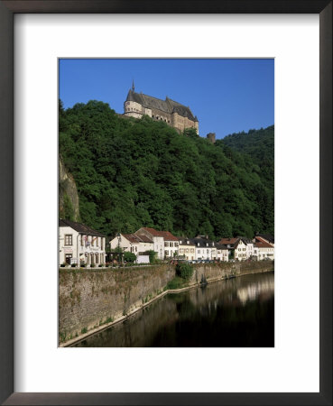 Vianden Town And Castle, Vianden, Luxembourg by Gavin Hellier Pricing Limited Edition Print image