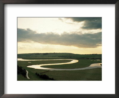 Meanders In The Cuckmere River At Exceat (Excete), East Sussex, United Kingdom by Lee Frost Pricing Limited Edition Print image