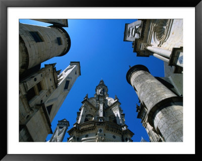 Towers Of Chateau De Chambord, Chambord, France by Martin Moos Pricing Limited Edition Print image