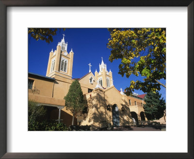 San Filipe De Neri Church, Old Town Plaza, Albuquerque, New Mexico, Usa by Michael Snell Pricing Limited Edition Print image
