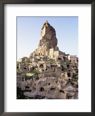 Town And Castle Ruins, Ortahisar, Near Urgup, Cappadocia, Anatolia, Turkey, Eurasia by Adam Woolfitt Pricing Limited Edition Print image