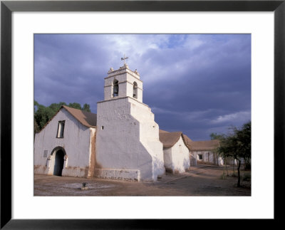 Adobe Walls Of Historic La Iglesia De San Pedro De Atacama, San Pedro De Atacama, Chile by Lin Alder Pricing Limited Edition Print image