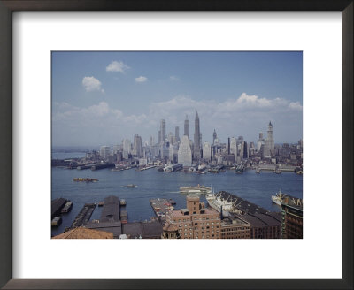 Lower Manhattan Seen From The Roof Of A Hotel In Brooklyn by B. Anthony Stewart Pricing Limited Edition Print image