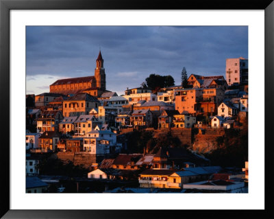 Buildings On Slopes Of Antananarivo, The Highland Capital, Antananarivo, Madagascar by David Curl Pricing Limited Edition Print image