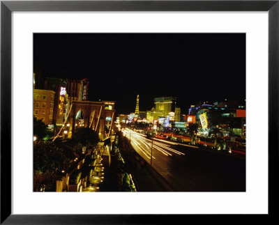 Night Scene Of The Strip In Las Vegas by Stacy Gold Pricing Limited Edition Print image