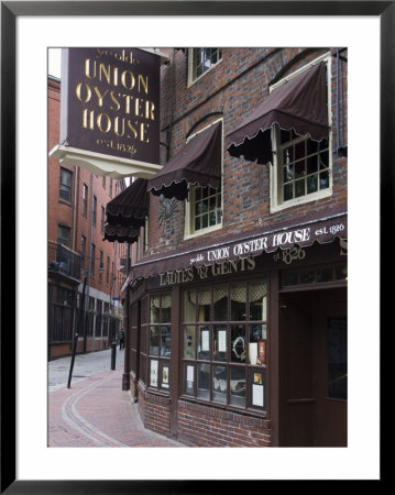 The Oyster Union House, Blackstone Block, Built In 1714, Boston, Massachusetts by Amanda Hall Pricing Limited Edition Print image