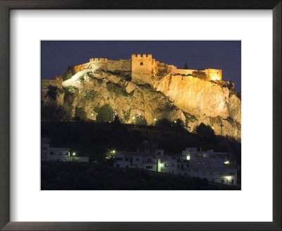 Salobrena Castle At Night, Andalucia, Spain by Charles Bowman Pricing Limited Edition Print image