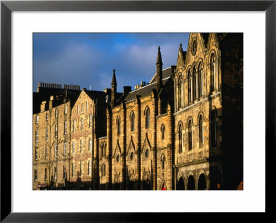 Facades Of Buildings On Victoria Terrace, Edinburgh, United Kingdom by Jonathan Smith Pricing Limited Edition Print image