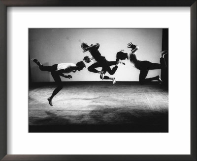 Four Male Members Of The Limon Company Rehearsing by Gjon Mili Pricing Limited Edition Print image