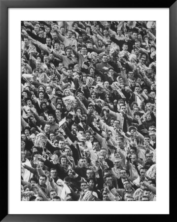 Fans, During Wisconsin University Homecoming Game by Frank Scherschel Pricing Limited Edition Print image