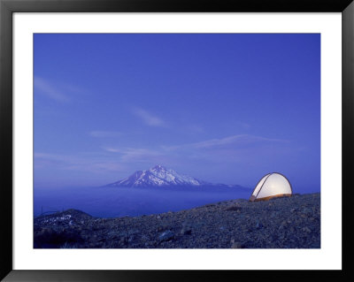 Tent On Mt. Shasta, Ca by Mark Gibson Pricing Limited Edition Print image