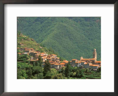Hill Town View, Molini Di Triora, Riviera Di Ponente, Liguria, Italy by Walter Bibikow Pricing Limited Edition Print image