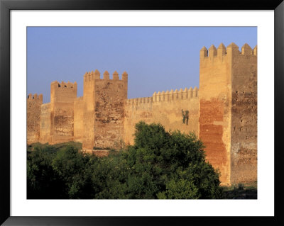 Sunlit Walls Of 14Th Century Chellah, Morocco by John & Lisa Merrill Pricing Limited Edition Print image