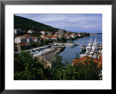Kali Fishing Harbour, Croatia by Wayne Walton Pricing Limited Edition Print image