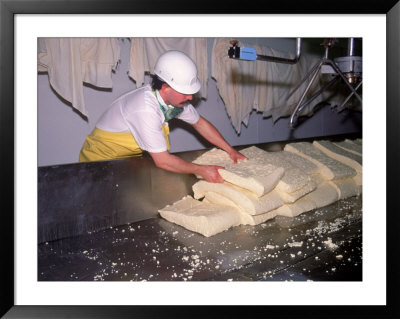 Worker With Cheese Slabs by Inga Spence Pricing Limited Edition Print image