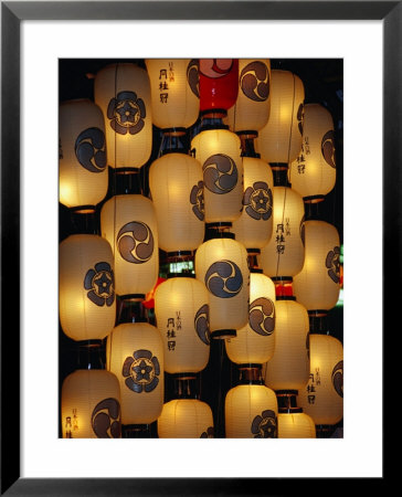 Festival Lanterns For Gion Matsuri, Kyoto, Kinki, Japan, by Frank Carter Pricing Limited Edition Print image