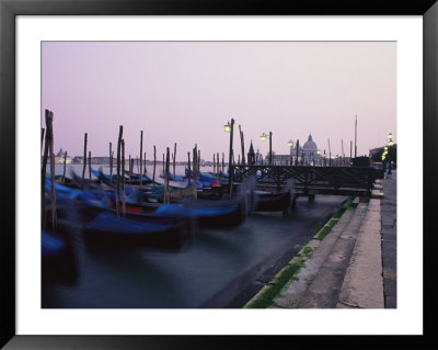 Gondolas, Venice, Italy by Michael S. Lewis Pricing Limited Edition Print image