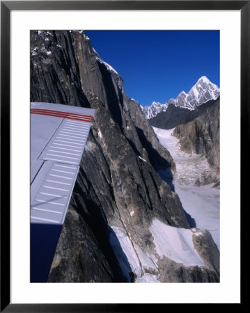 View From Aircraft Flying Through Mountains, Denali National Park & Preserve, Alaska, Usa by Brent Winebrenner Pricing Limited Edition Print image