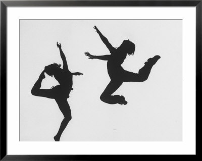 Silhouettes Of Dancers Diane Sinclair And Ken Spaulding by Gordon Parks Pricing Limited Edition Print image