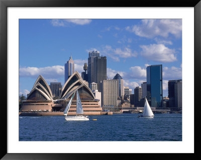 Opera House And Sailboats, Sydney, Australia by Jacob Halaska Pricing Limited Edition Print image