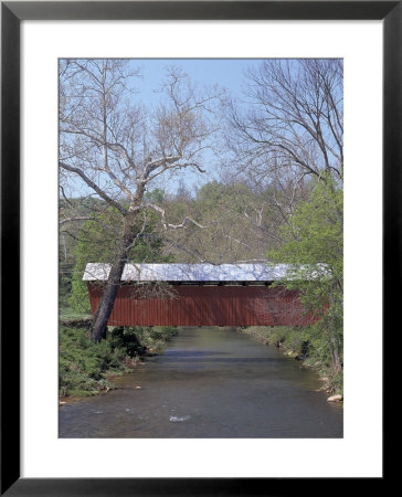 Simpson Creek Covered Bridge, Harrison County, Wva by Robert Finken Pricing Limited Edition Print image