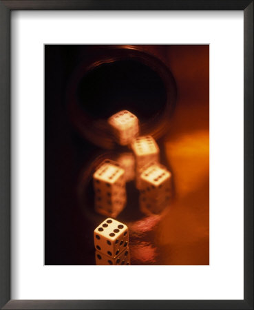Dice Spilling Out Of Cup by Thomas Winz Pricing Limited Edition Print image