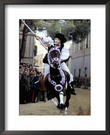 Sartiglia, Oristano, Island Of Sardinia, Italy, Mediterranean by Oliviero Olivieri Pricing Limited Edition Print image