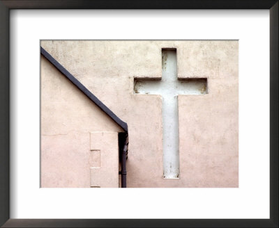 Ireland: Christian Cross On Facade Of Building by Brimberg & Coulson Pricing Limited Edition Print image