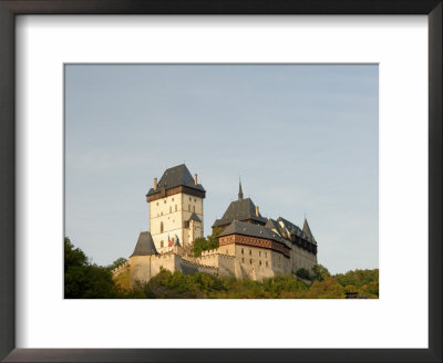 Gothic Castle Of Karlstejn Dating From1348, Village Of Karlstejn, Czech Republic by Richard Nebesky Pricing Limited Edition Print image