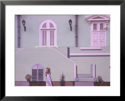 Colorful Buildings And Detail, Willemstad, Curacao, Caribbean by Michele Westmorland Pricing Limited Edition Print image