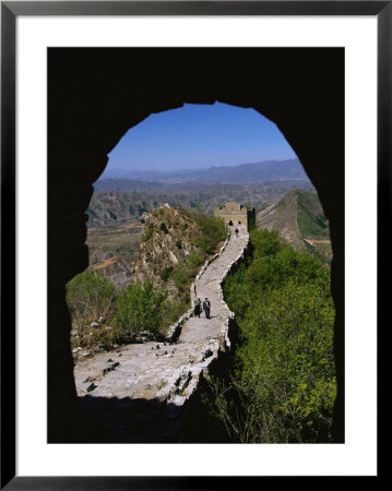 A View Through An Arched Window Of The Great Wall by Raymond Gehman Pricing Limited Edition Print image