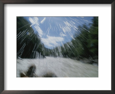 Water Sprays Splash Rafters On The Talkeetna Canyon Rapids by Rich Reid Pricing Limited Edition Print image