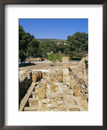 Ancient Ruins, Minoan Archaeological Site Of Knossos, Island Of Crete, Greece, Mediterranean by Marco Simoni Pricing Limited Edition Print image