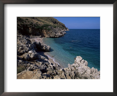 Rocky Coast, Island Of Sicily, Italy, Mediterranean by Julian Pottage Pricing Limited Edition Print image