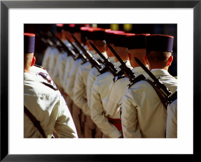 Soldiers In Bastille Day Parade, Paris, Ile-De-France, France by Dan Herrick Pricing Limited Edition Print image