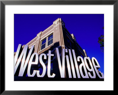 West Village Shopping Mall Sign, Dallas, Texas by Richard Cummins Pricing Limited Edition Print image