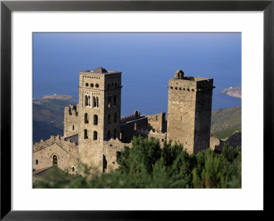 Monastery Of Sant Pere De Rodes, Costa Brava, Catalonia, Spain by Ruth Tomlinson Pricing Limited Edition Print image