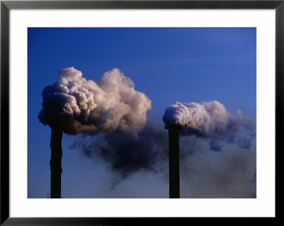 Smoke Pouring From Sugar Factory Chimneys, Australia by Richard I'anson Pricing Limited Edition Print image