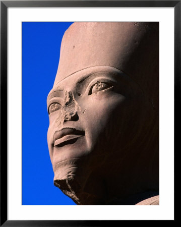 Bust Of Amunet At Karnak Temple, Luxor, Egypt by John Elk Iii Pricing Limited Edition Print image