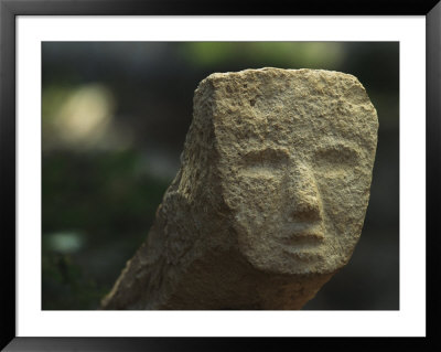 An Artifact Discovered At The Chac Site Resembles A Funerary Mask by Kenneth Garrett Pricing Limited Edition Print image