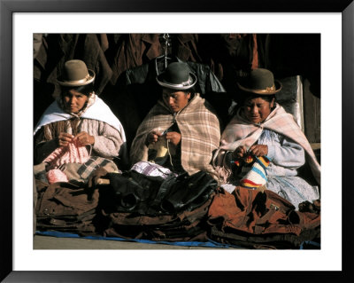 Three Street Vendors, La Paz, Bolivia by Jacob Halaska Pricing Limited Edition Print image