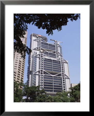 Hong Kong & Shanghai Bank, Hong Kong, China by John Miller Pricing Limited Edition Print image