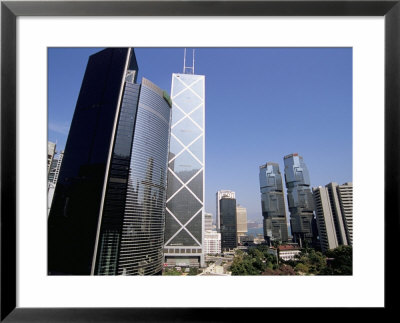Bank Of China Building In Centre, Central, Hong Kong Island, Hong Kong, China by Amanda Hall Pricing Limited Edition Print image